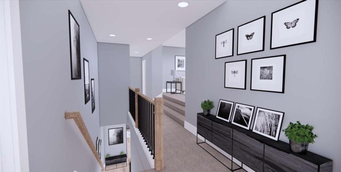 Furnished interior view inside a new home in , Carrollton (Image 28).