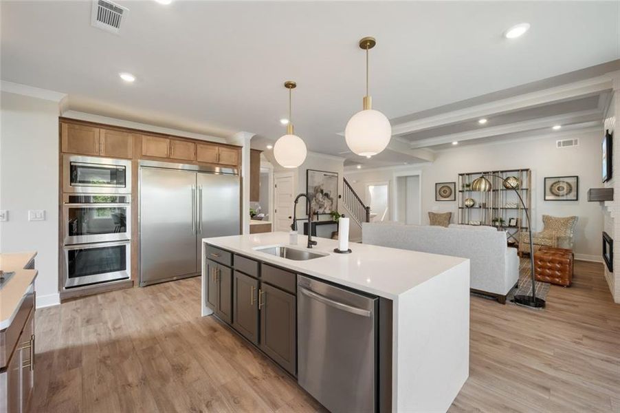 Furnished interior view inside a new home in Ponderosa Farms Manor, Gainesville (Image 36).