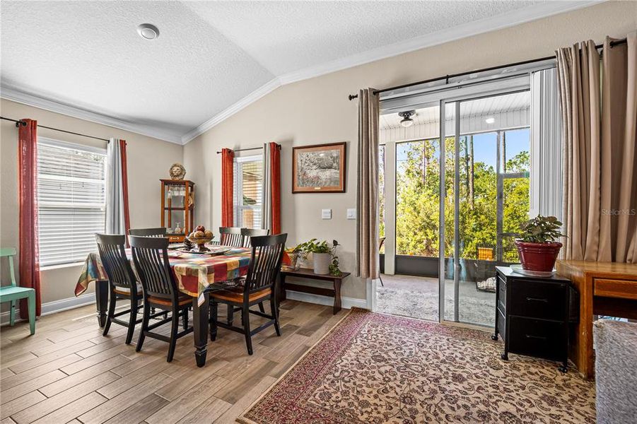 Furnished interior view inside a new home in Sawmill Branch, Palm Coast (Image 29).