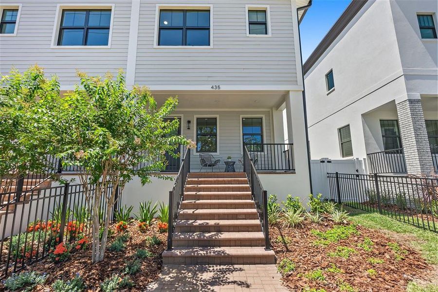 Front exterior of a new home in , St. Petersburg, FL, highlighting curb appeal (Image 1). Front exterior of a new home in , St. Petersburg, FL, highlighting curb appeal (Image 1).