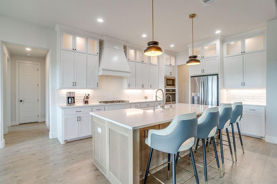 Furnished interior view inside a new home in Santana Ridge - Brock ISD, Weatherford (Image 14).