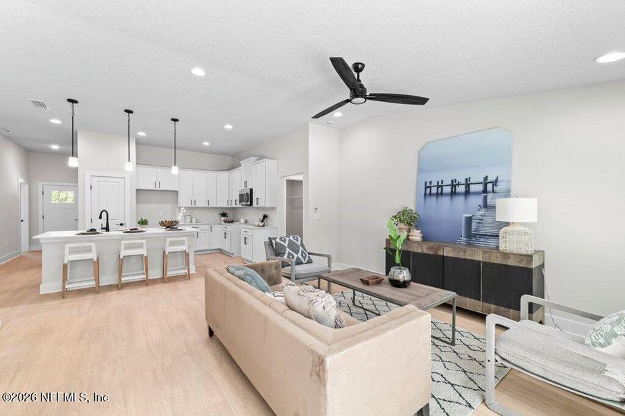 Furnished interior view inside a new home in , Jacksonville (Image 14).