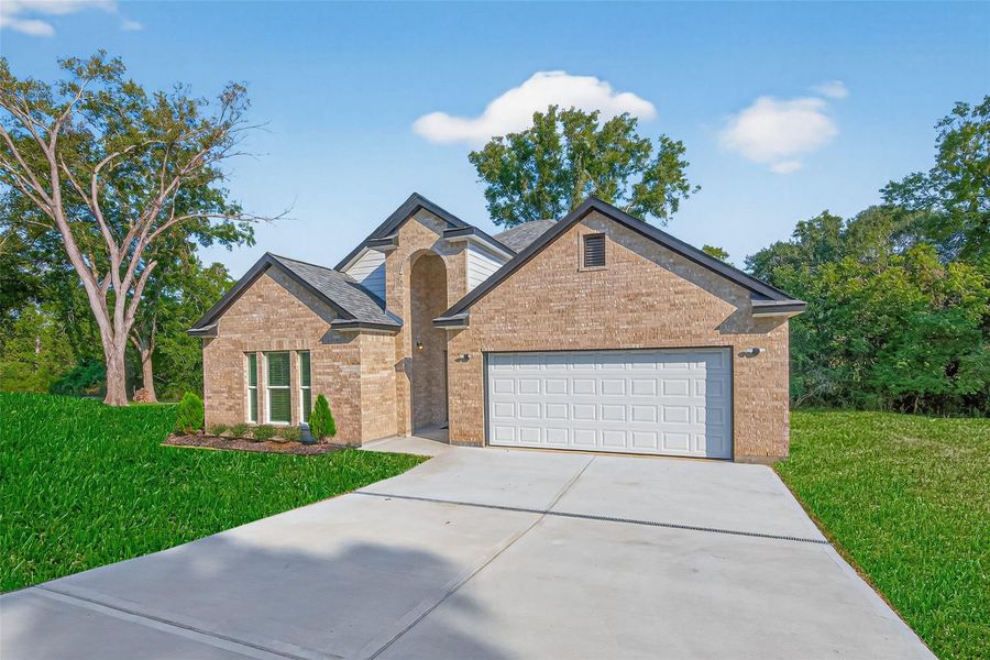 Front exterior of a new home in , Kenefick, TX, highlighting curb appeal (Image 21). Front exterior of a new home in , Kenefick, TX, highlighting curb appeal (Image 21).
