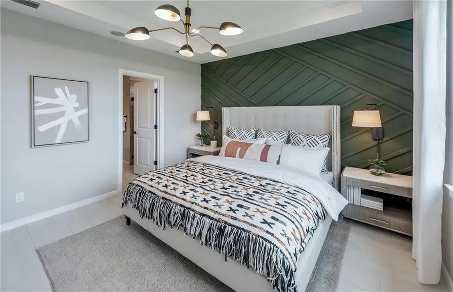 Furnished interior view inside a new home in Everhour, Newnan (Image 5).