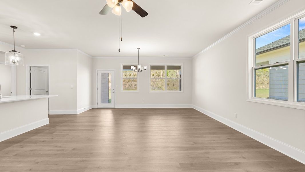 Representative unfurnished interior of a home built from the Clifton by D.R. Horton in Hamptons at Riverwood North, Dallas (Image 21).