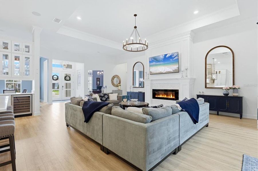 Furnished interior view inside a new home in , Sarasota (Image 10).