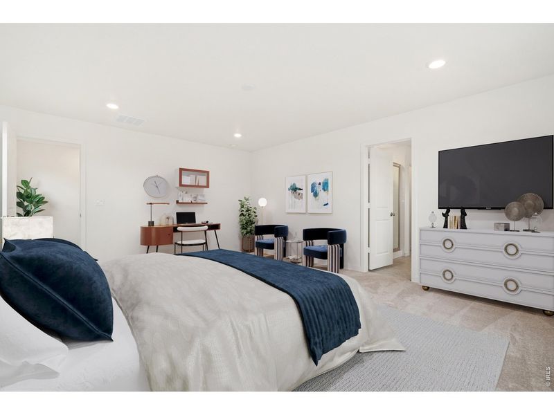 Furnished interior view inside a new home in Timnath Lakes, Timnath (Image 12). Furnished interior view inside a new home in Timnath Lakes, Timnath (Image 12).