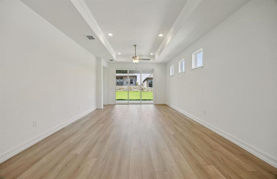 *Floorplan representation, not actual home - Open floorplan - Cafe and Gathering room