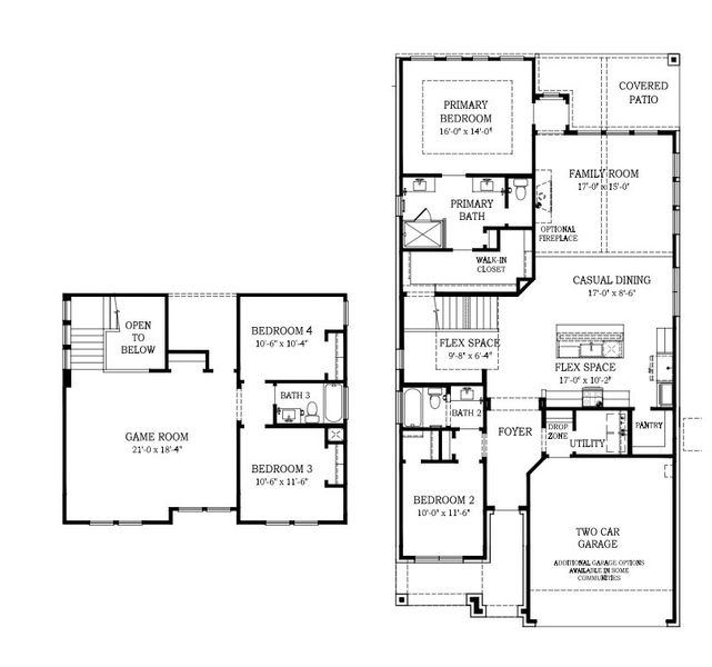 Image 4 representing the Dalton – 45′ Lot by Chesmar Homes in Bridgeland, Cypress, TX.