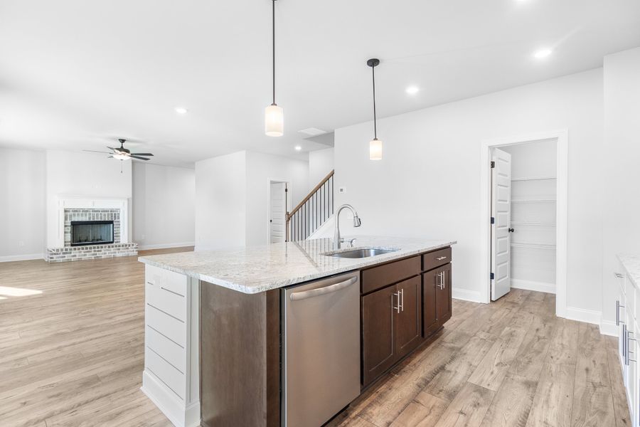 Furnished interior view inside a new home in Ridge Pointe, Athens (Image 5).