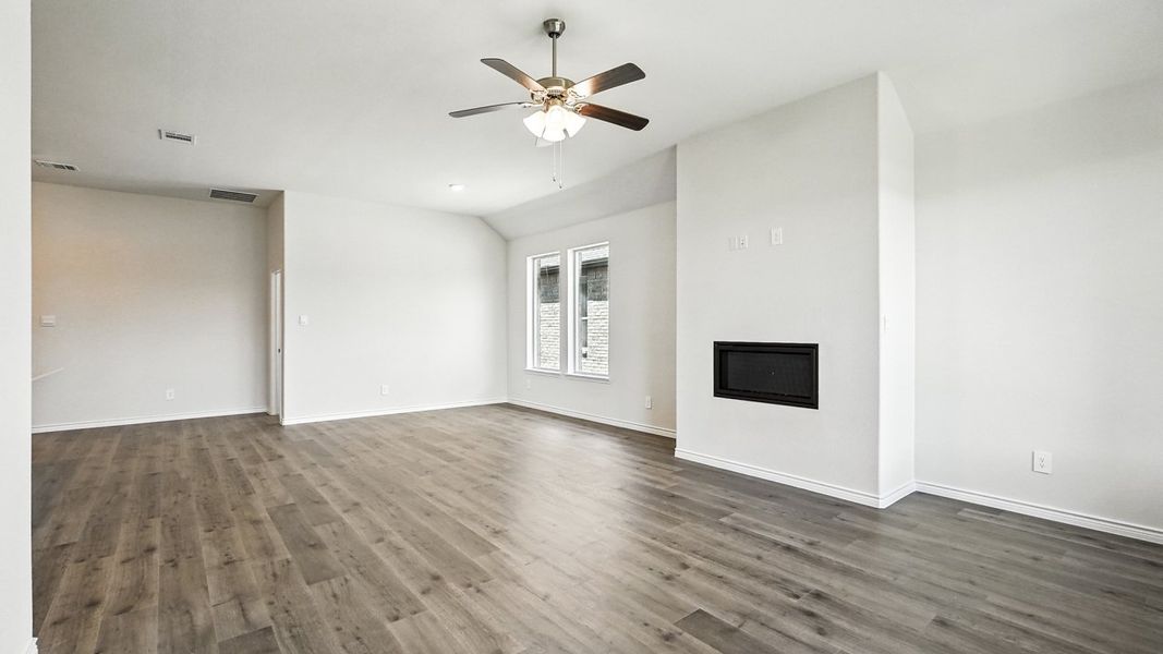 Representative unfurnished interior of a home built from the Vail by D.R. Horton in Madera, Royse City (Image 21). Representative unfurnished interior of a home built from the Vail by D.R. Horton in Madera, Royse City (Image 21).