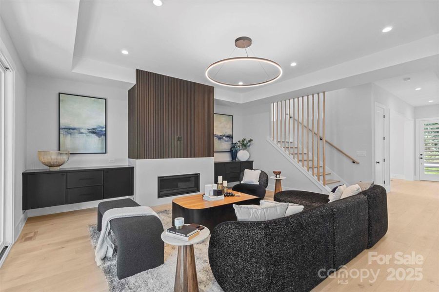 Furnished interior view inside a new home in , Charlotte (Image 11).