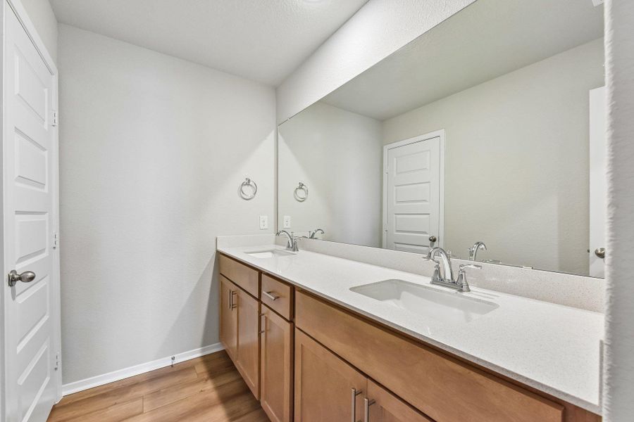 Furnished interior view inside a new home in Edgebrooke, Pflugerville (Image 8).