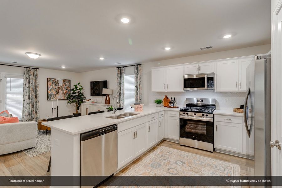Furnished interior view inside a new home in Ellington, Elgin (Image 5).