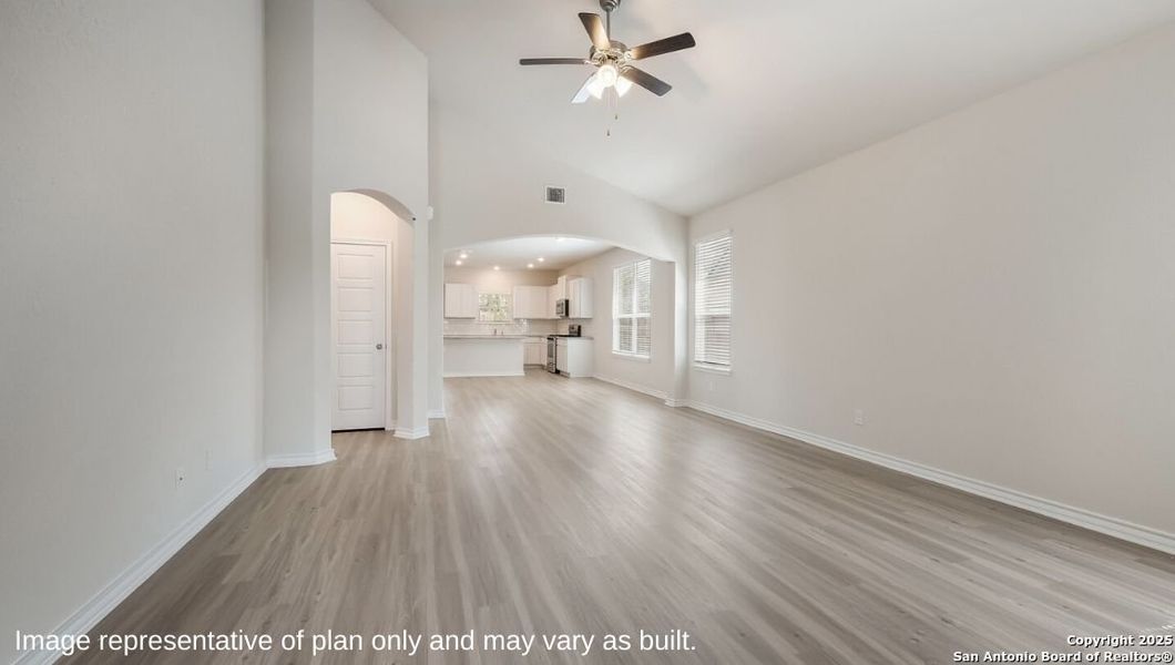 Spacious, unfurnished interior of a new home in Riverstone at Westpointe, San Antonio (Image 17).