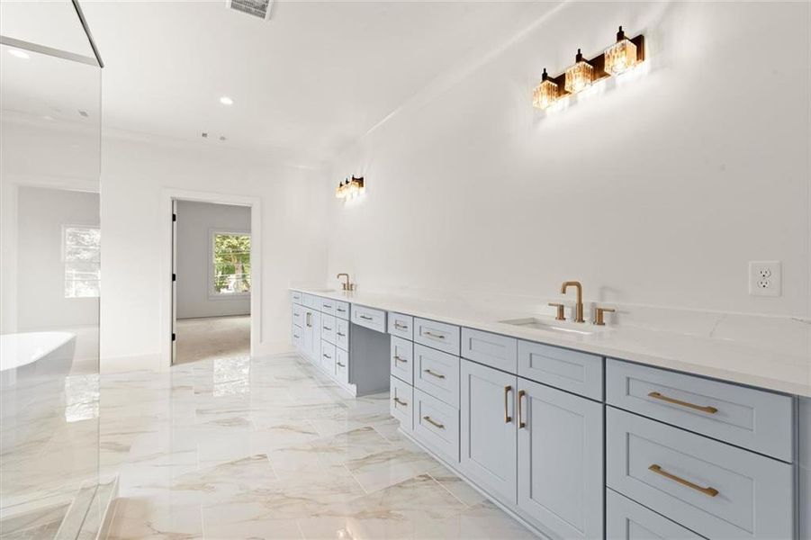 Furnished interior view inside a new home in , Marietta (Image 10).