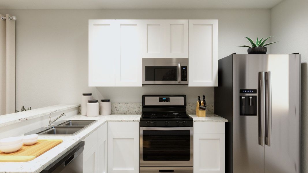 Representative furnished interior of a home built from the The Griffith by Legend Homes in Ridgeland Hills, Willis (Image 9).