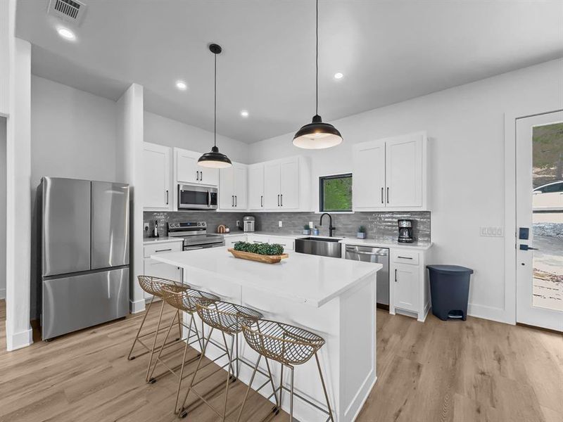 Furnished interior view inside a new home in , Graford (Image 11). Furnished interior view inside a new home in , Graford (Image 11).