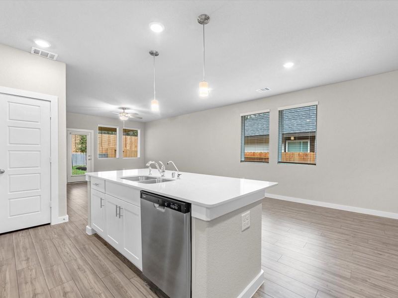 Furnished interior view inside a new home in Montgomery Oaks - Premier, Conroe (Image 6).