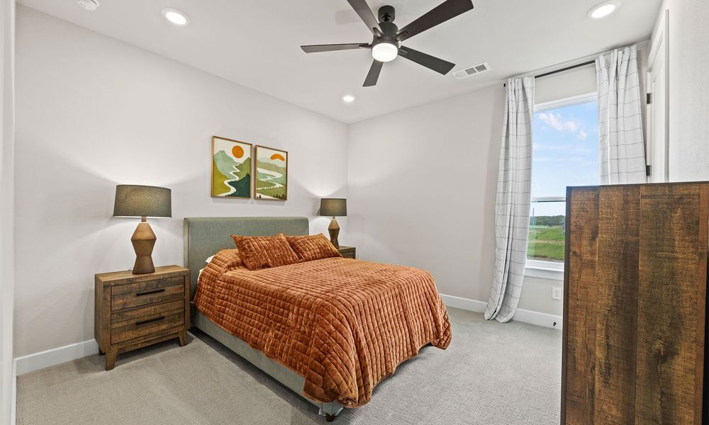 Representative furnished interior of a home built from the Rushmore by Cope Homes in Capitol Hill, Anna (Image 29).