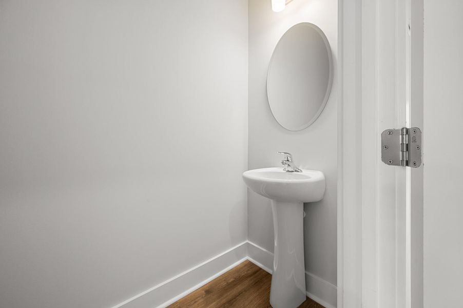 Photo is of a similar home