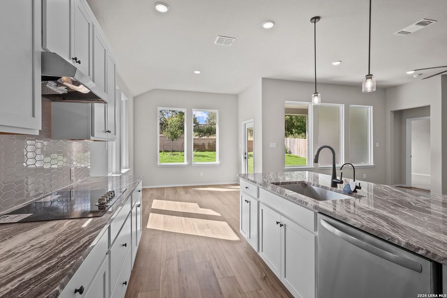 Furnished interior view inside a new home in Royal Crest, San Antonio (Image 12).