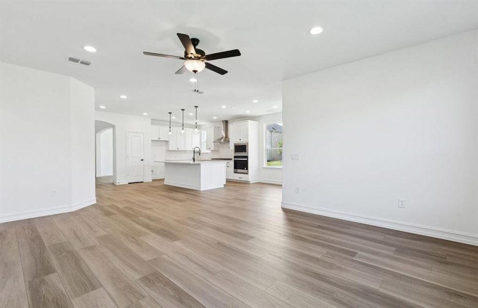 View of kitchen from gathering room View of kitchen from gathering room
