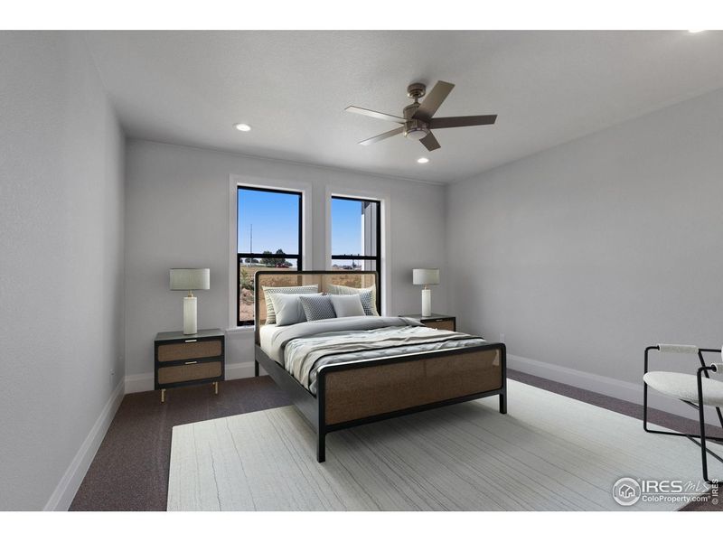 Furnished interior view inside a new home in , Greeley (Image 15).