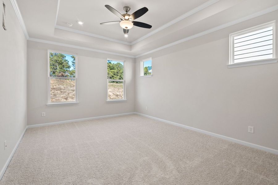 Representative unfurnished interior of a home built from the The Dawson C by Davidson Homes LLC in Kelly Preserve, Loganville (Image 13).