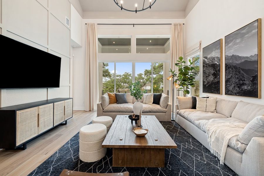 Furnished interior view inside a new home in Arbor Collection At Park Central, Georgetown (Image 20). Furnished interior view inside a new home in Arbor Collection At Park Central, Georgetown (Image 20).