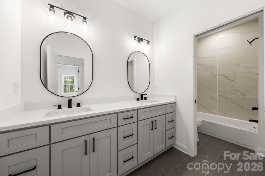 Furnished interior view inside a new home in , Charlotte (Image 15).