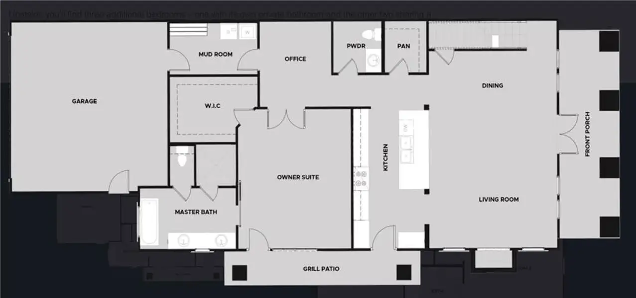 2D floor plan layout of this home in Trove, Watkinsville, GA (Image 2). 2D floor plan layout of this home in Trove, Watkinsville, GA (Image 2).