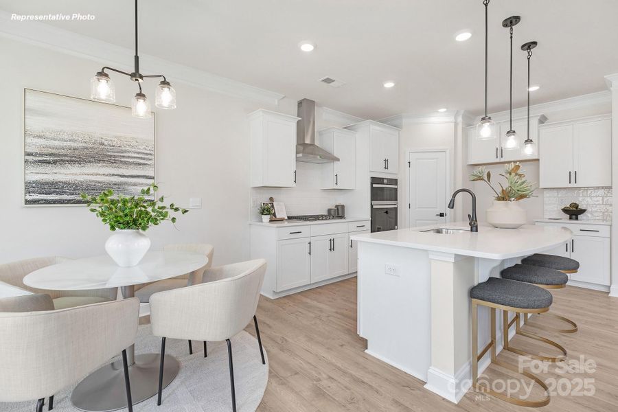 Furnished interior view inside a new home in Sylvan Creek, Denver (Image 2).