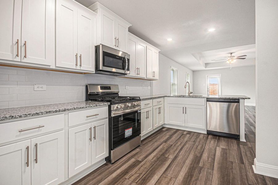 Furnished interior view inside a new home in Lago Mar, Texas City (Image 3). Furnished interior view inside a new home in Lago Mar, Texas City (Image 3).