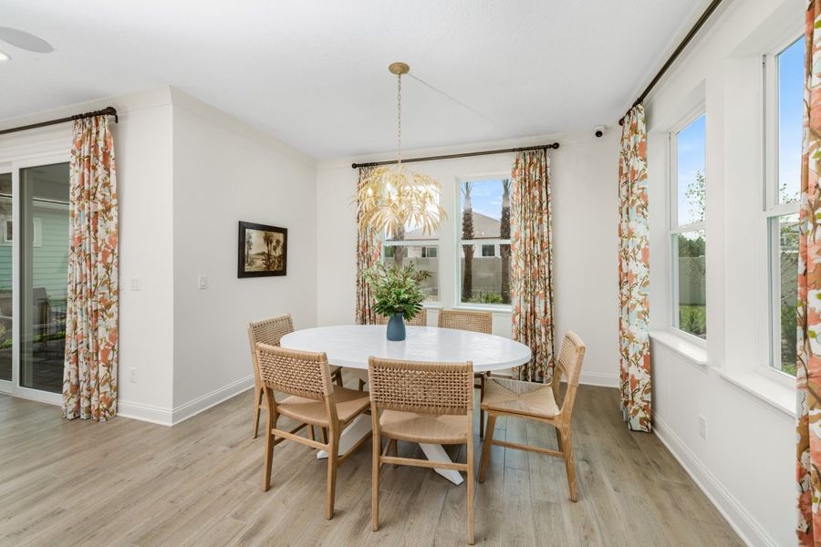 Representative furnished interior of a home built from the Miramar by Riverside Homes in Mariposa at EverRange, Jacksonville (Image 20).