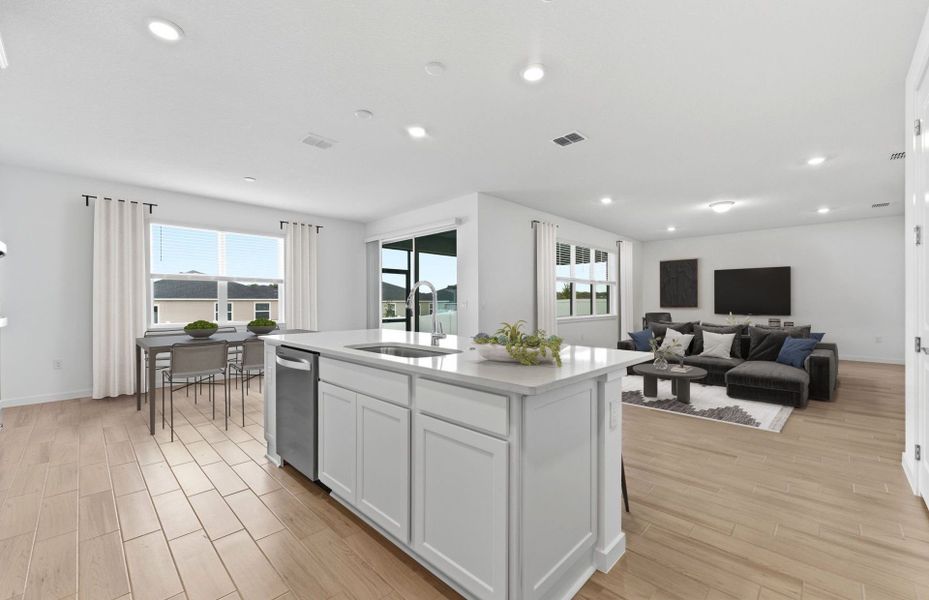 Furnished interior view inside a new home in Marion Ranch, Ocala (Image 8).