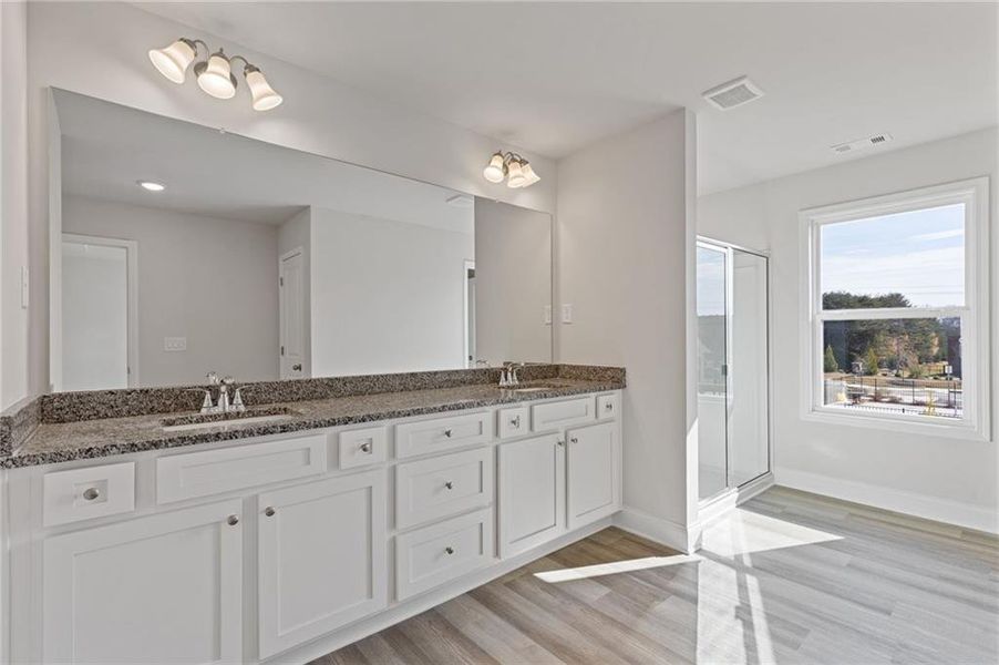 Furnished interior view inside a new home in , Dacula (Image 5).
