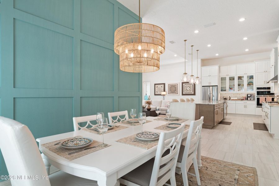 Furnished interior view inside a new home in , Ponte Vedra (Image 13).