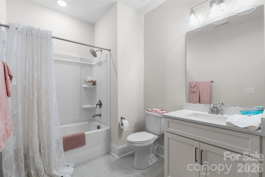 Furnished interior view inside a new home in , Clover (Image 36).
