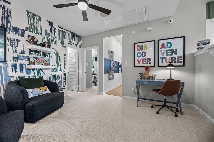 Furnished interior view inside a new home in Highwoods, Fort Worth (Image 10). Furnished interior view inside a new home in Highwoods, Fort Worth (Image 10).