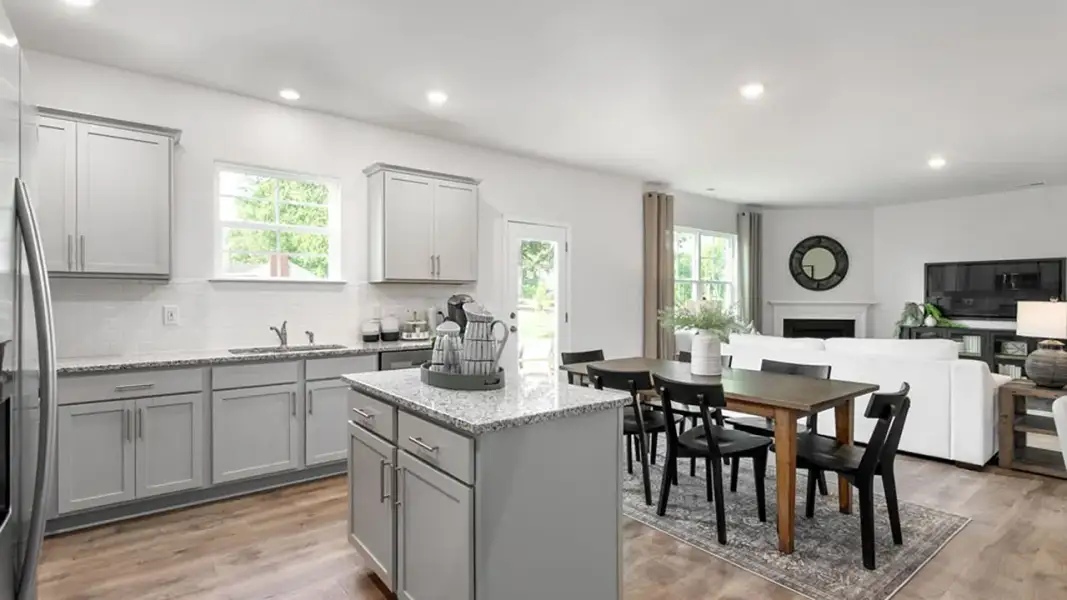 Furnished interior view inside a new home in The Estates at Edinborough, Gibsonville (Image 13).