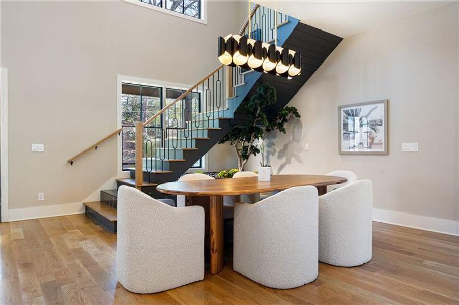 Furnished interior view inside a new home in , Atlanta (Image 13). Furnished interior view inside a new home in , Atlanta (Image 13).