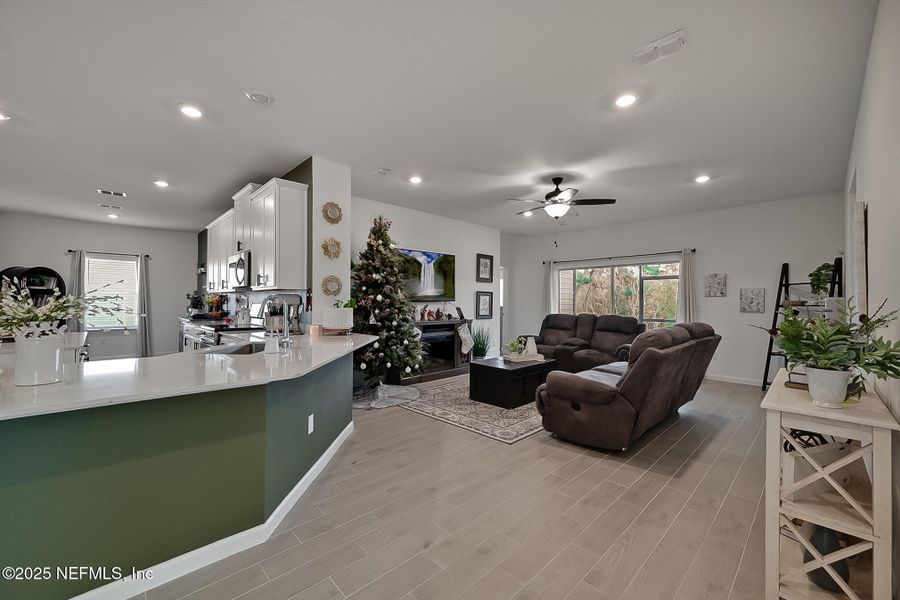 Furnished interior view inside a new home in , Jacksonville (Image 13). Furnished interior view inside a new home in , Jacksonville (Image 13).