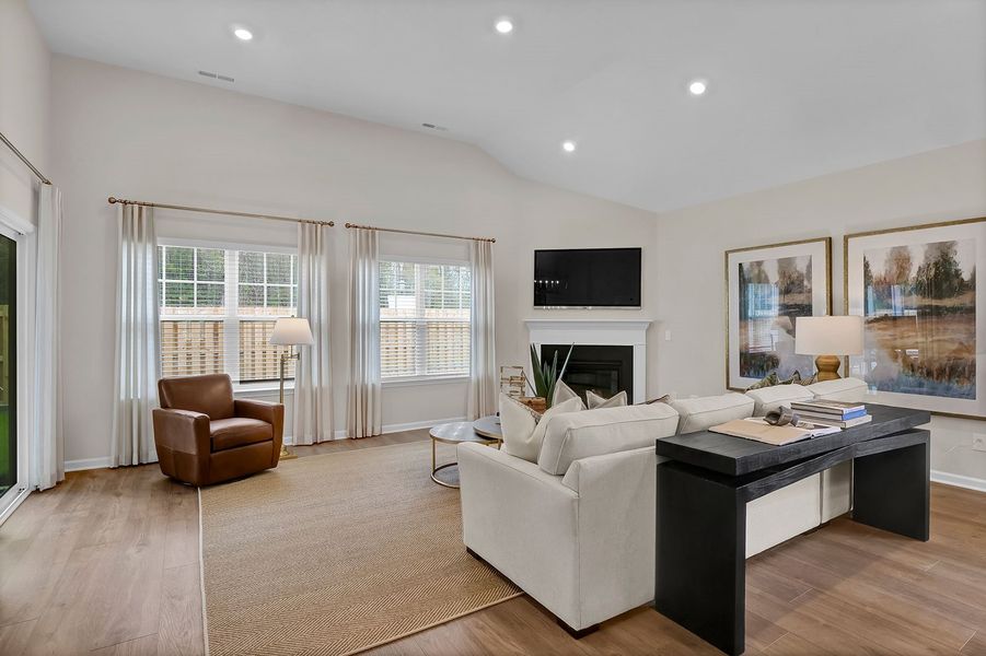 Representative furnished interior of a home built from the Edgewood - Premier Collection by Mungo Homes in Arcadia, Myrtle Beach (Image 5).