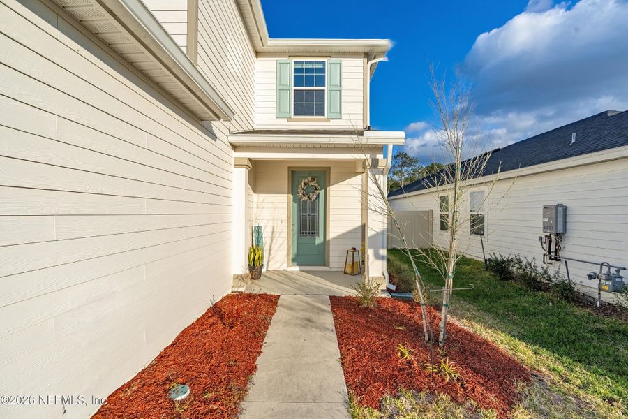 Exterior details and patio area of a home in , St. Johns (Image 23).