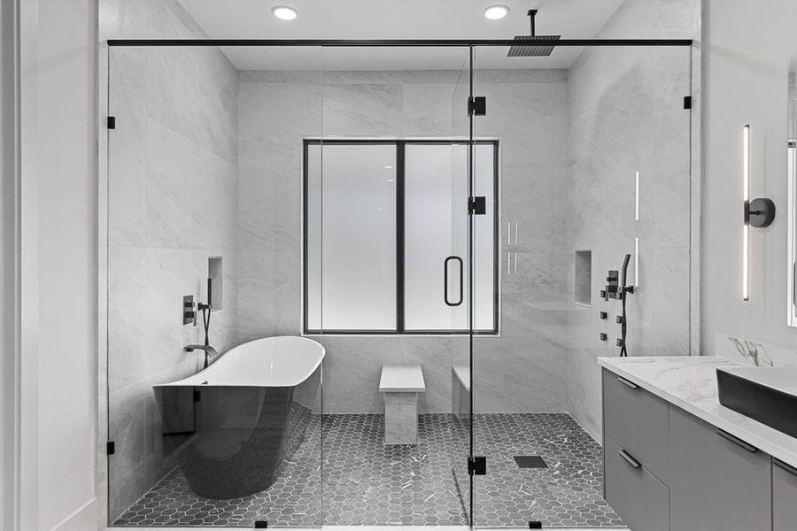 Furnished interior view inside a new home in , Buford (Image 29).