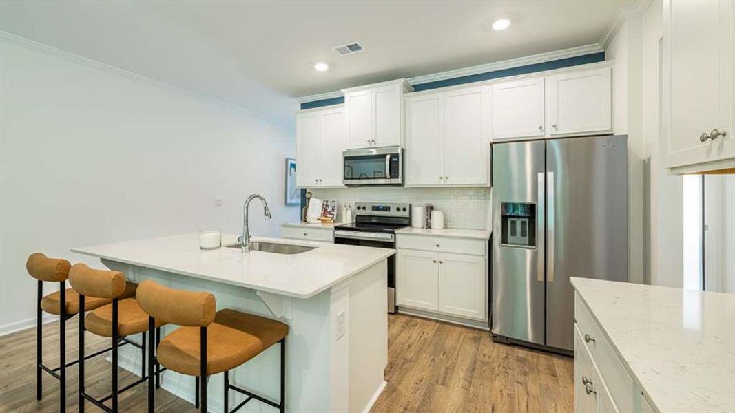 Furnished interior view inside a new home in Barrett Cove, Marietta (Image 16).