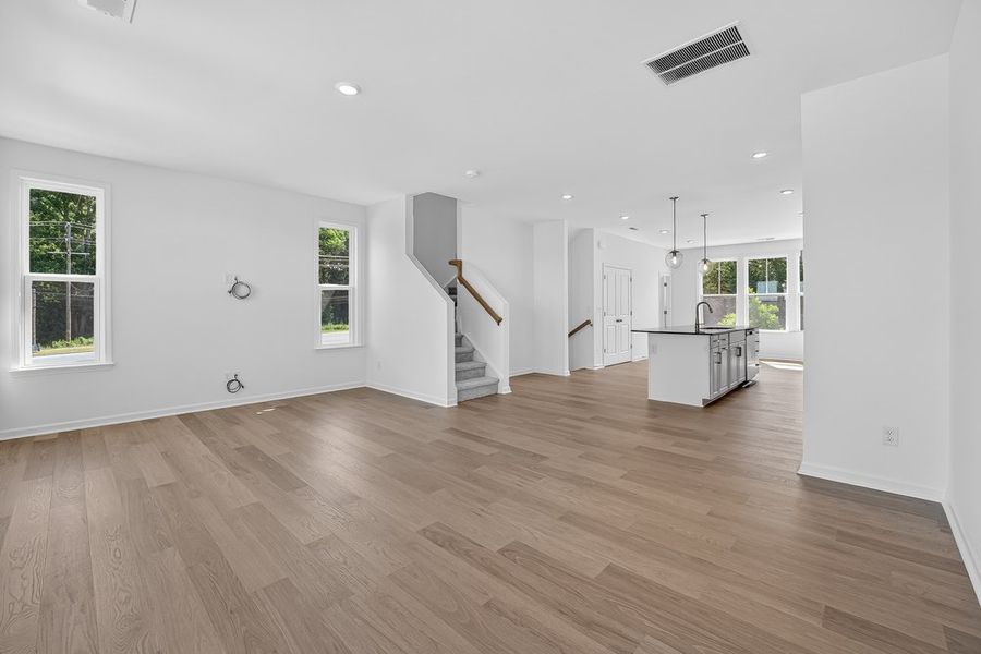 Spacious, unfurnished interior of a new home in Senata at Research Park, Charlotte (Image 16). Spacious, unfurnished interior of a new home in Senata at Research Park, Charlotte (Image 16).