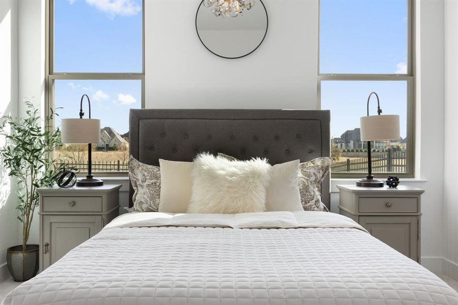 Furnished interior view inside a new home in , Prosper (Image 18).