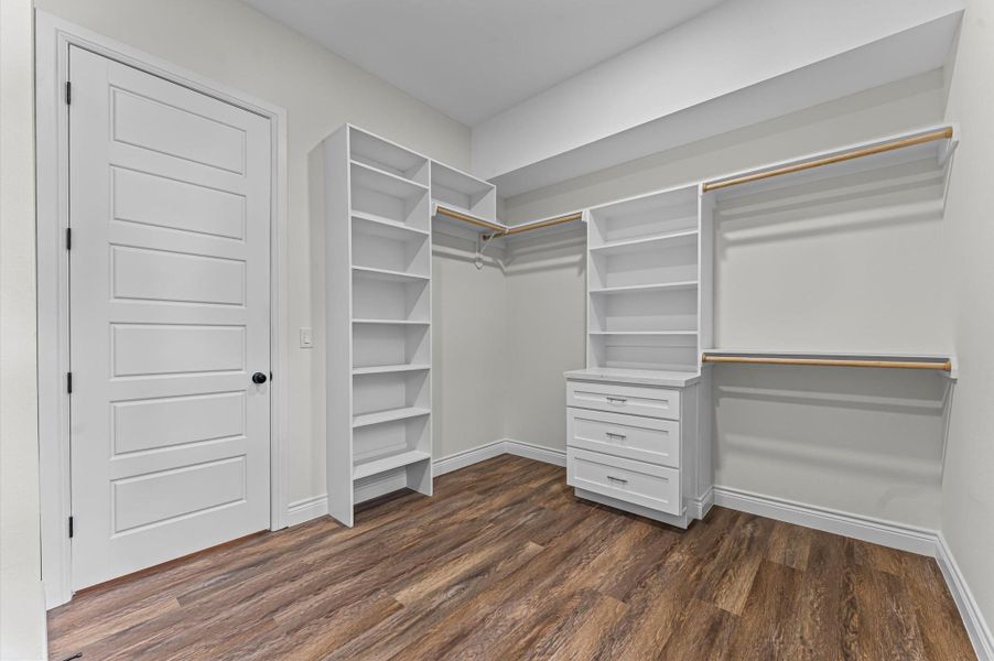 Master bedroom closet